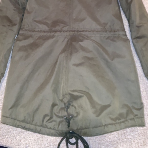 Hollister Olive Green fur winter coat - Picture 3 of 3